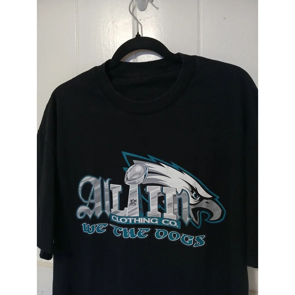 Philadelphia Eagles Super Bowl 52 Shirt Men's XL Black Hawaii ALL IN Clothing